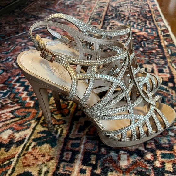 Vince Camuto rose gold sparkle heels! - Picture 4 of 5